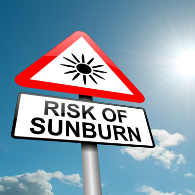 Risk of Sunburn Sign