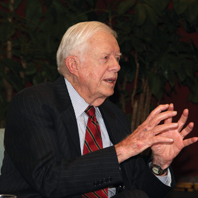 Jimmy Carter, former president, aged